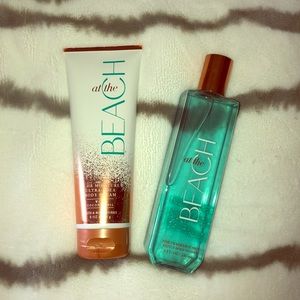 Bath and Body Works body cream and fragrance mist